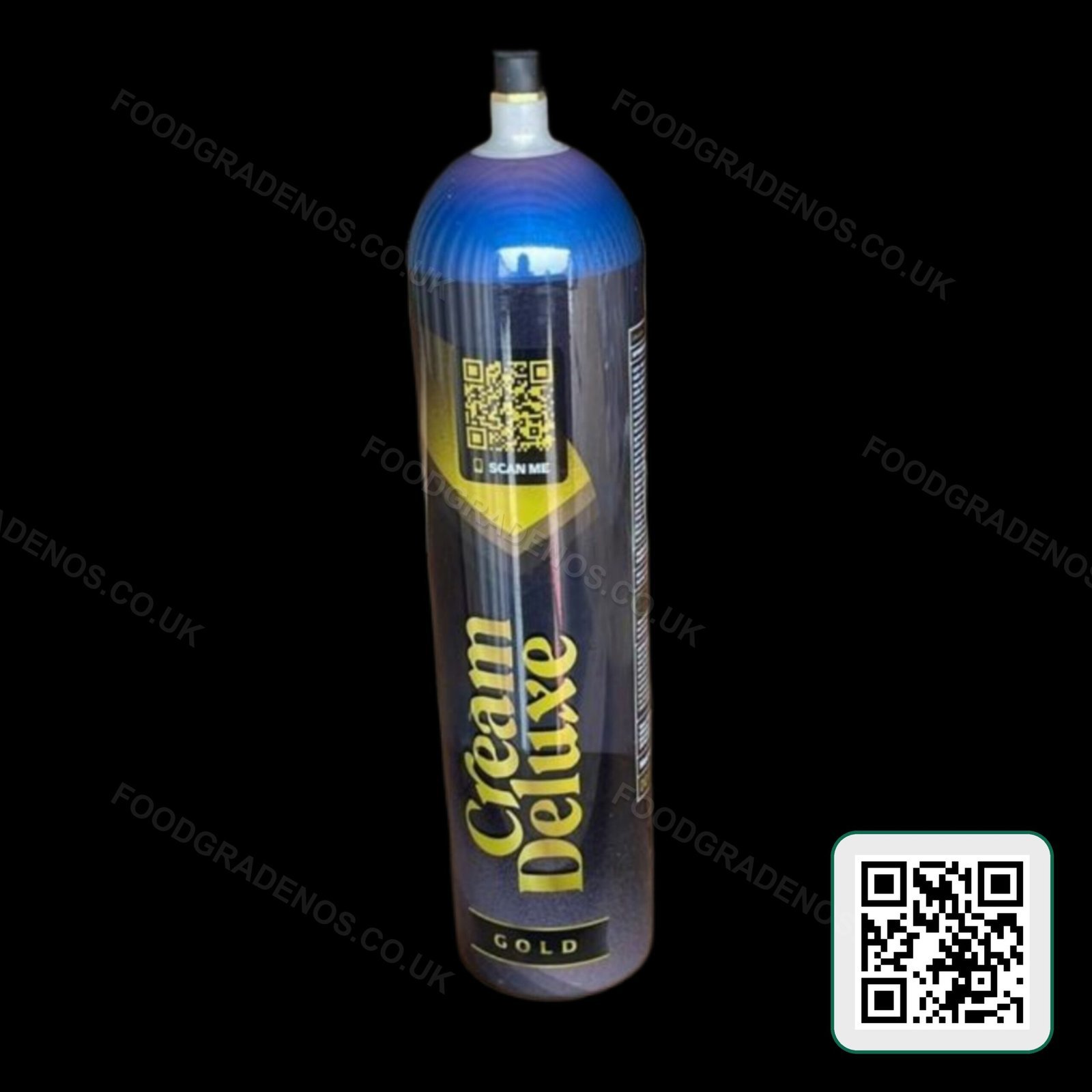 Cream Deluxe Gold 640g Food-Grade Cylinder