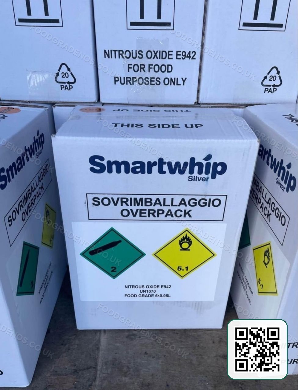 Smartwhip Silver 640g Food-Grade Cylinder - Image 4